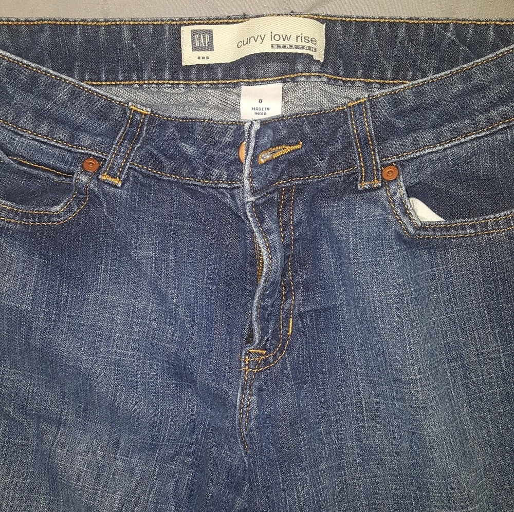 Gap sz 8 curvy low rise capris